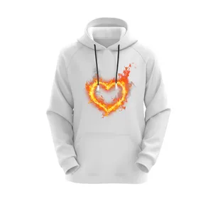 هودی زنانه مدل قلب آتشین کد J67