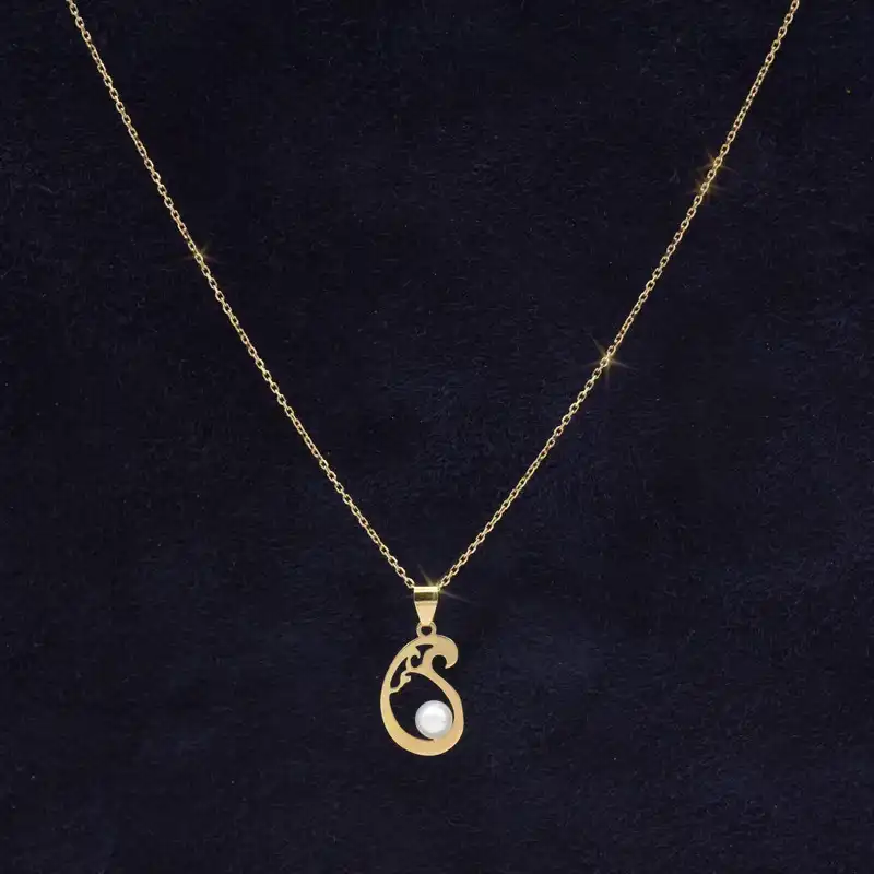 گردنبند طلا 18 عیار زنانه الن نار مدل بته جقه کد N10078962