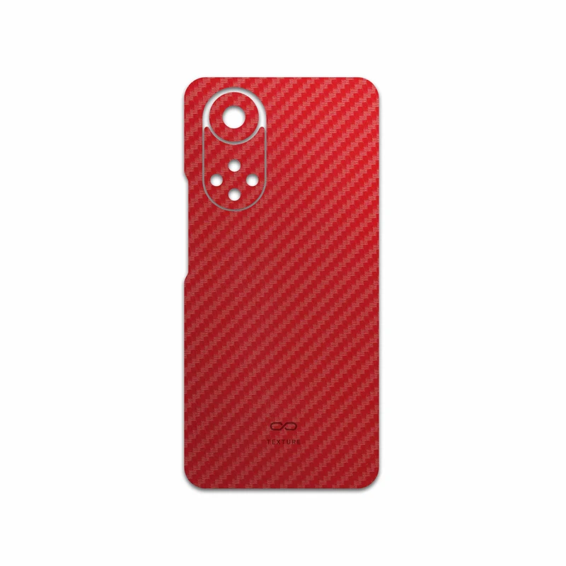 برچسب پوششی ماهوت مدل Red-Fiber مناسب برای گوشی موبایل هوآوی Nova 9