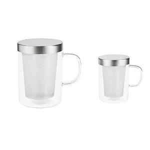 دمنوش ساز مدل استوانه‌ای طرح شعله مستقیم مجموعه 2 عددی 