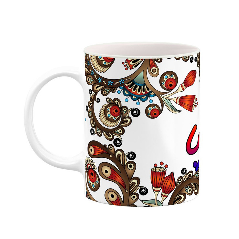 ماگ کاکتی مدل اسم گلربا طرح سنتی گل و بته کد mgh46778 ماگ کاکتی مدل اسم گلربا طرح سنتی گل و بته کد mgh46778