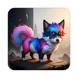 زیر لیوانی کاکتی طرح حیوانات کارتونی مدل mp27528