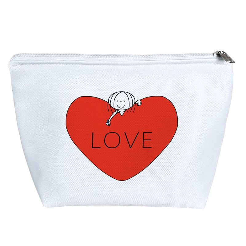 کیف لوازم آرایش دخترانه خندالو مدل عاشقانه کد H172