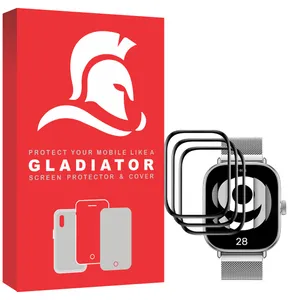 محافظ صفحه نمایش گلادیاتور مدل GWP3000 مناسب برای ساعت هوشمند شیائومی Redmi Watch 4 بسته سه عددی