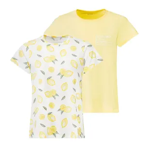 تی شرت  آستین کوتاه زنانه اسمارا مدل 400440 مجموعه 2 عددی