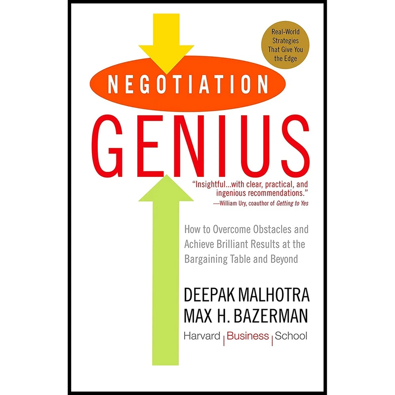 کتاب Negotiation Genius اثر Deepak Malhotra and Max Bazerman انتشارات Bantam