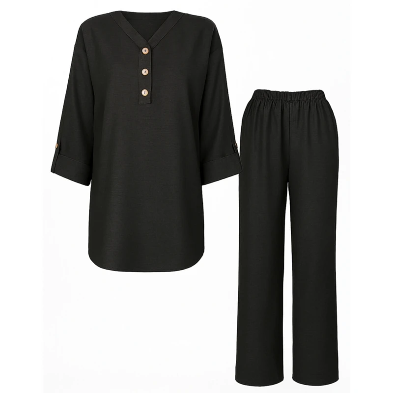 عکس شماره 6 : مانتو و شلوار زنانه مدل ارغوان کد ۸۷۸۶