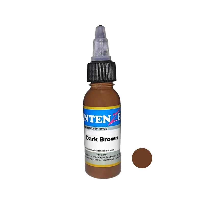 رنگ تتو مدل db007 حجم 30 میلی لیتر رنگ قهوه ای تیره