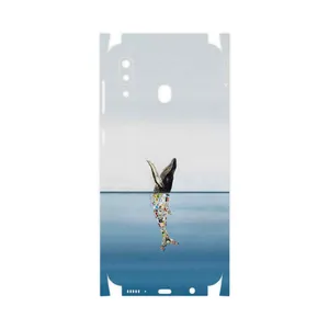 MAHOOT Collage of Sea Trash-FullSkin Cover Sticker for Samsung Galaxy A20