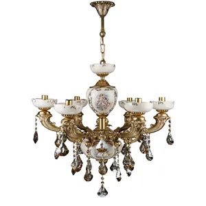   لوستر 12 شعله چشمه نور کد C3372/6+6-A