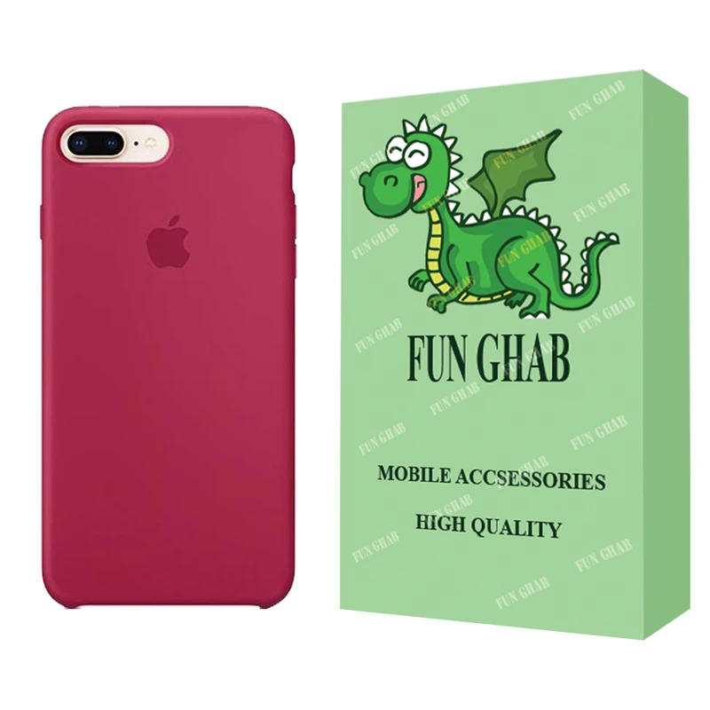 کاور فان قاب مدل سیلیکونی طرح SLB مناسب برای گوشی موبایل اپل iPhone 8 Plus