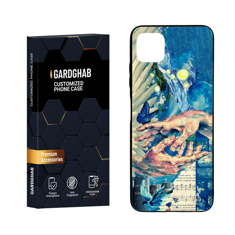 کاور گارد قاب مدل دور ژله ای هنری مناسب برای گوشی موبایل سامسونگ Galaxy A22 5G