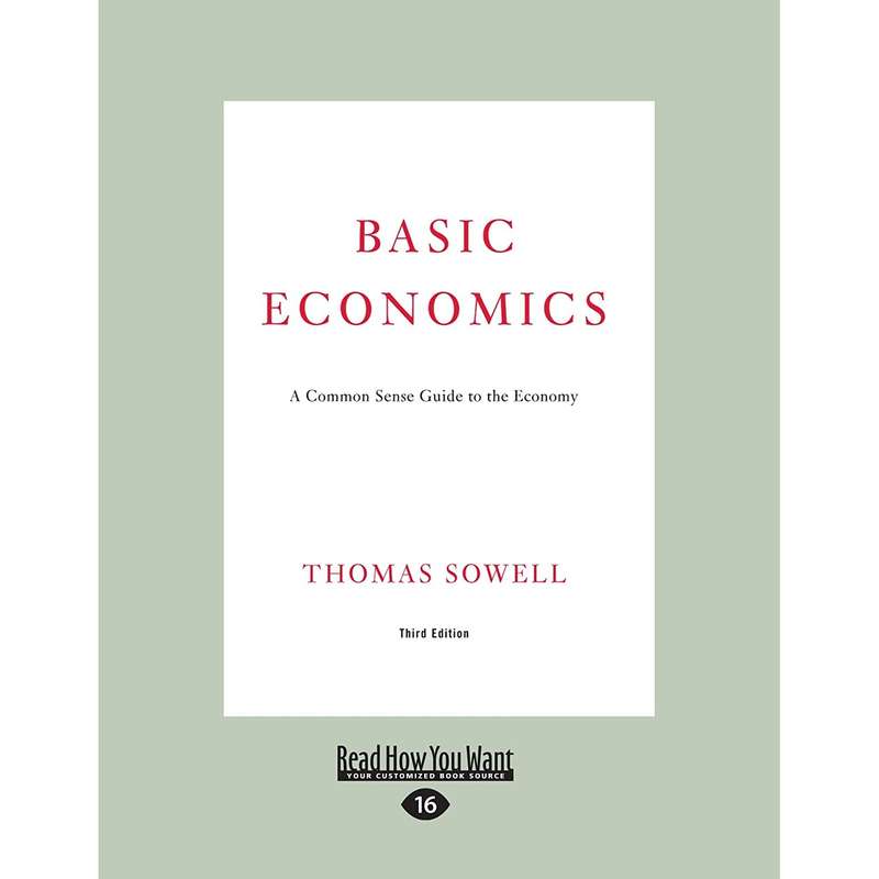 کتاب Basic Economics اثر Thomas Sowell انتشارات ReadHowYouWant
