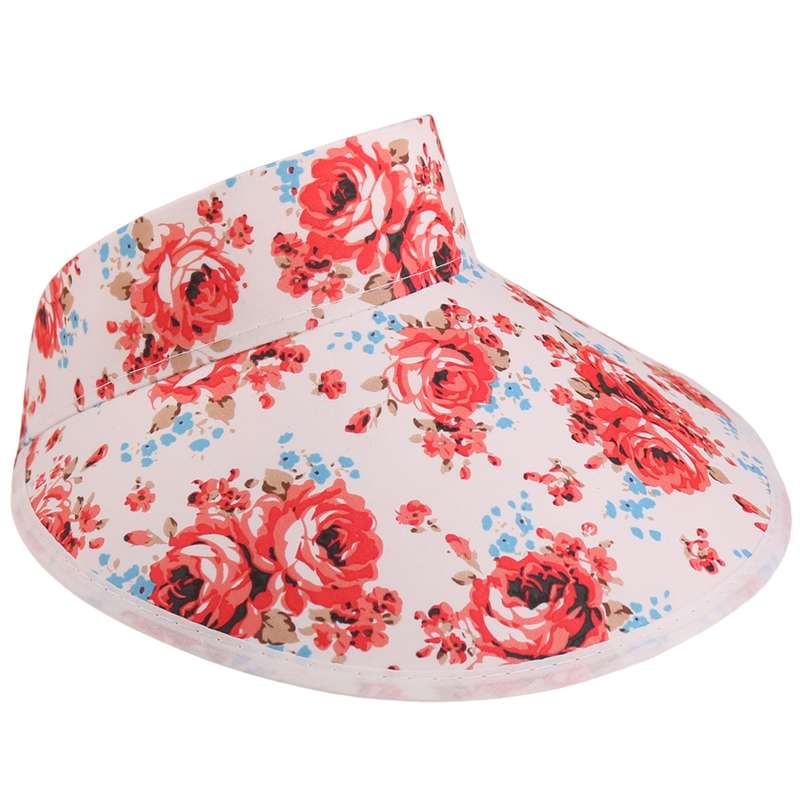 کلاه آفتابگیر زنانه طرح گل کد PJ-109156