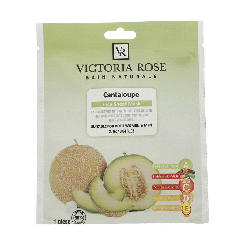 ماسک صورت ویکتوریا رز مدل Cantaloupe حجم 25 میلی لیتر