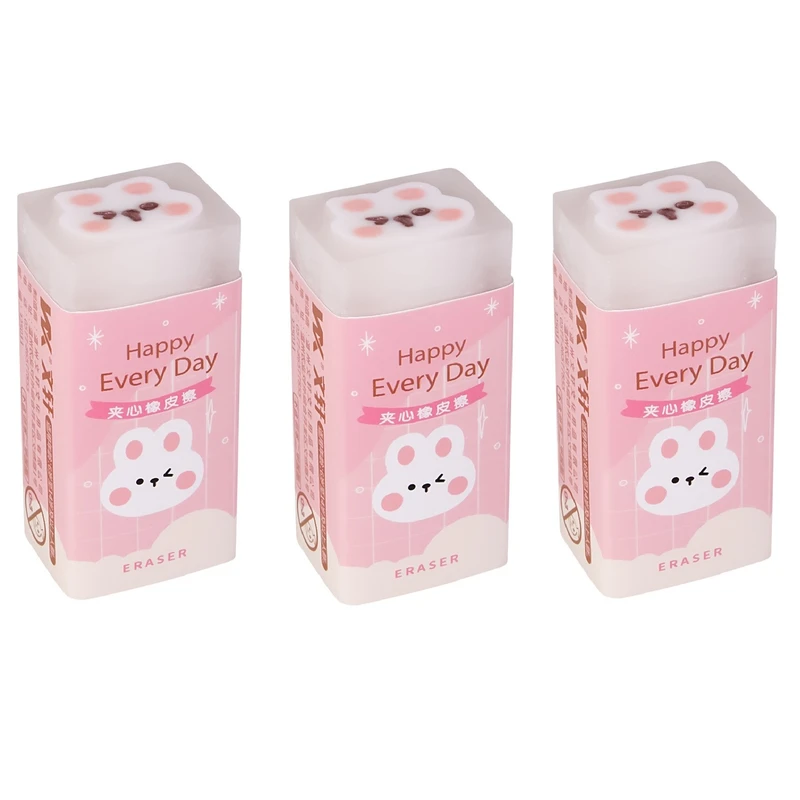  پاک کن مدل خرسی مغزدار کد 4785 مجموعه سه عددی