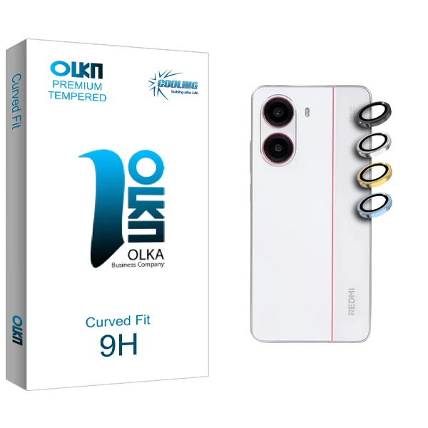 محافظ لنز کولینگ مدل ring_X7g Olka مناسب برای گوشی موبایل شیائومی Redmi Turbo 4