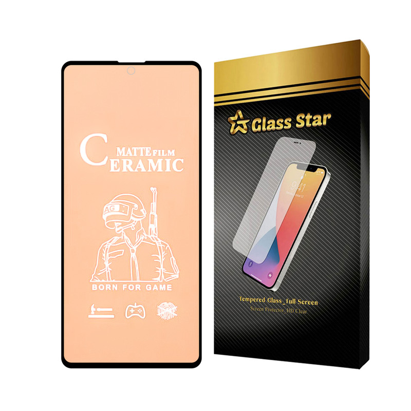 محافظ صفحه نمایش سرامیکی مات گلس استار مدل CERMAG مناسب برای گوشی موبایل سامسونگ Galaxy A71 4G / A71 5G / A72 / A73 5G / M54 5G / F54 5G / M53 / M52 5G / M51 / M62 / F62