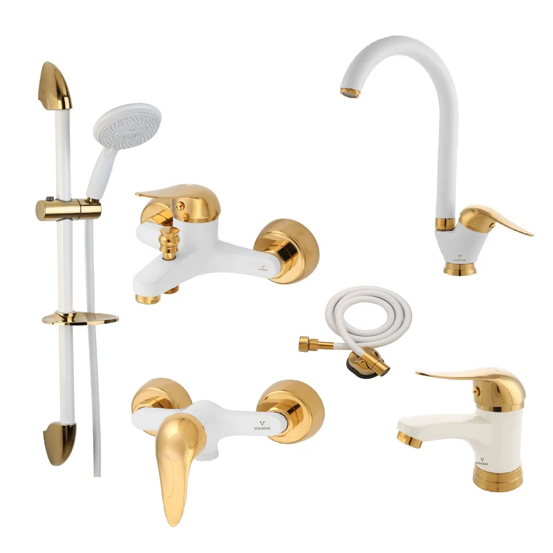 ست شیرآلات ویسادار مدل آرسس پلاس مجموعه 6 عددی