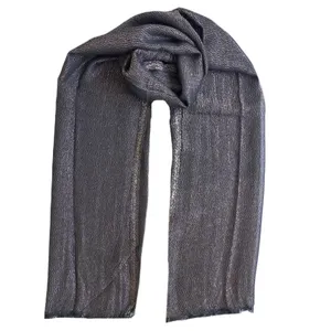 شال زنانه مدل حریر نخ لمه دار مجلسی کد 165