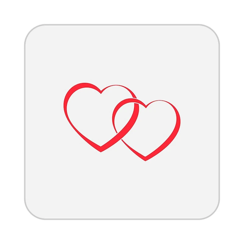 زیر لیوانی کاکتی طرح عاشقانه مدل mp40343