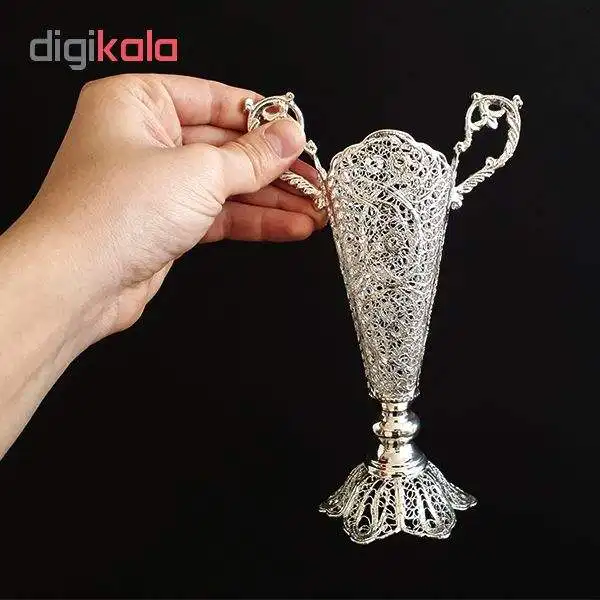 گلدان ملیله کاری مدل جامی کد 01