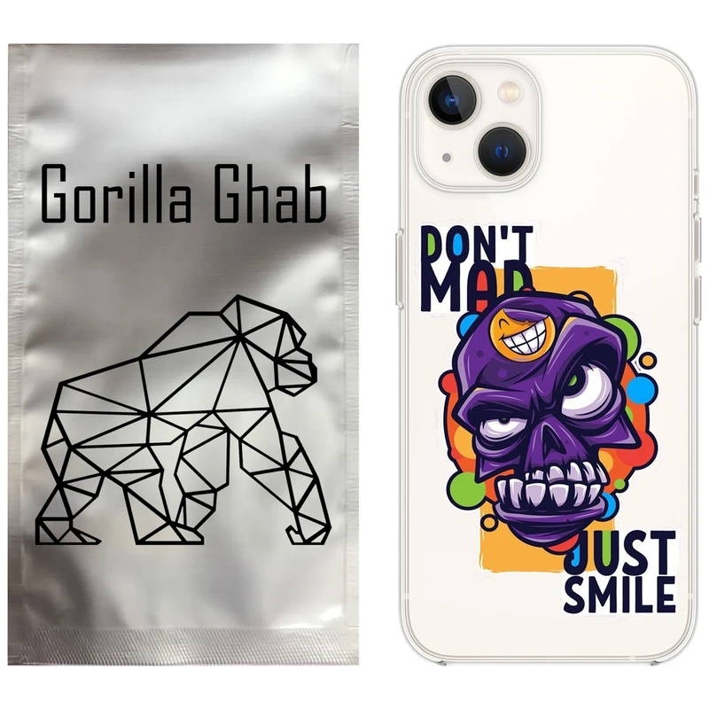 کاور گوریلا قاب مدل CLG کد 33 طرح Smile مناسب برای گوشی موبایل اپل iPhone 13 mini