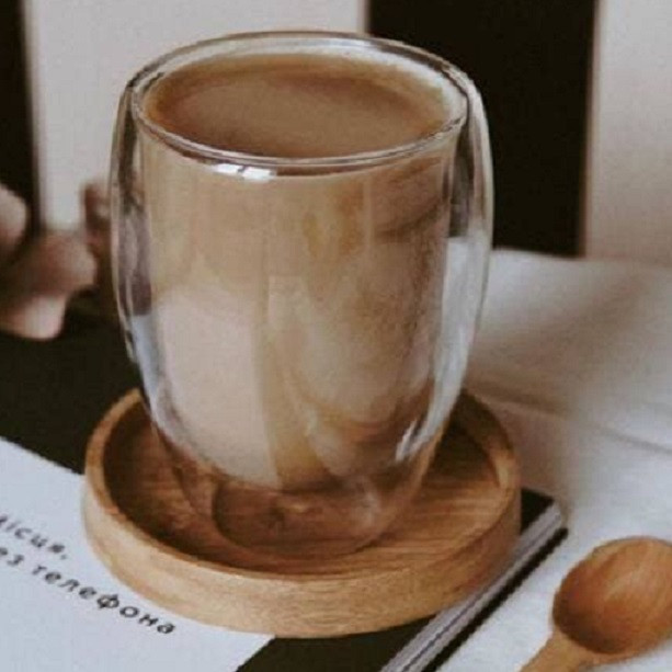 لیوان مدل 2 جداره پیرکس بسته 4 عددی