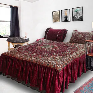رو تختی مدل سنتی طرح دلبر دونفره سایز 220x220 سانتی متر