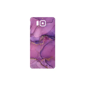 MAHOOT Purple Marble Cover Sticker for Samsung Galaxy Alpha