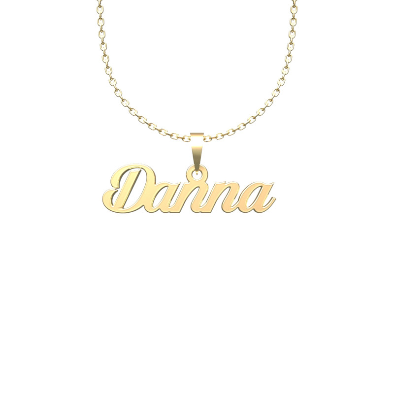 گردنبند طلا 18 عیار زنانه مدوپد مدل Danna گردنبند طلا 18 عیار زنانه مدوپد مدل Danna