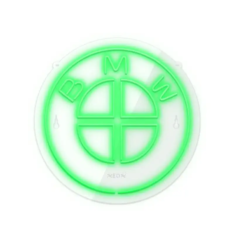 چراغ دیواری نئون دیزاین طرح Bmw_GR