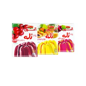 پودر ژله آمون-100 گرم مجموعه 3 عددی