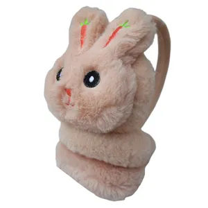 گوش گیر زمستانی بچگانه مدل هدفونی طرح خرگوش گوش هویجی