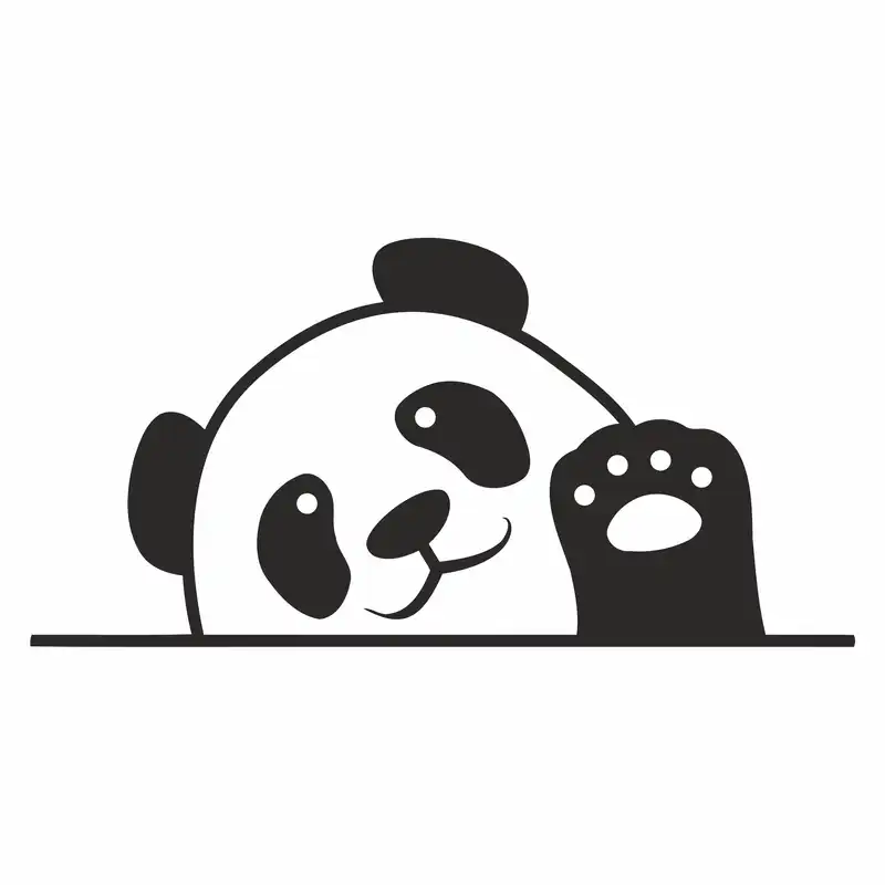 استیکر کلید و پریز مدل پاندا