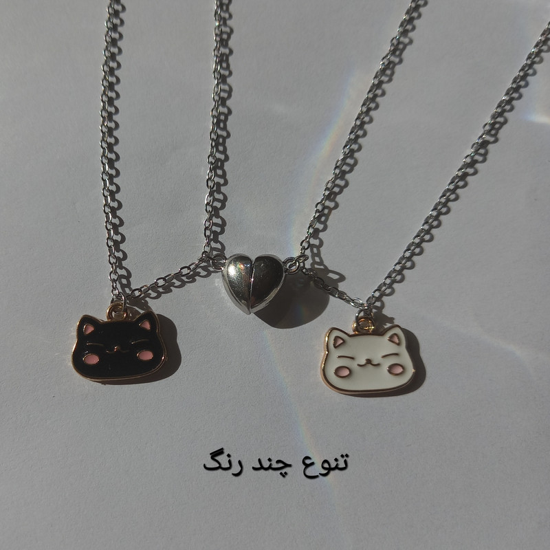 گردنبند دخترانه مدل گربه کیتی مگنتی بسته 2 عددی گردنبند دخترانه مدل گربه کیتی مگنتی بسته 2 عددی
