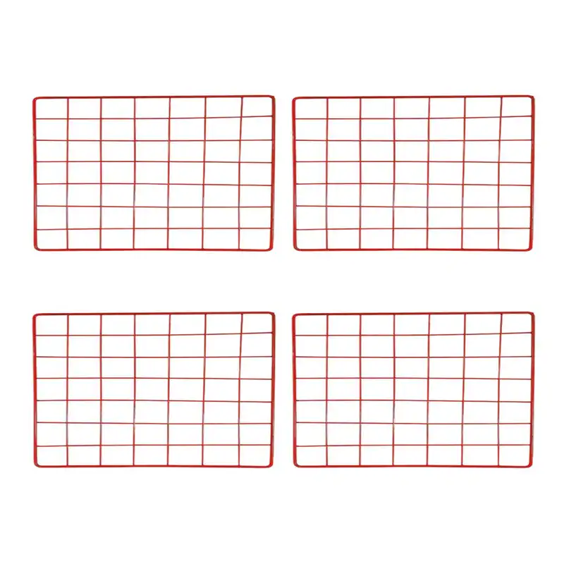 قفسه فلزی مدل مشبک بسته 4 عددی