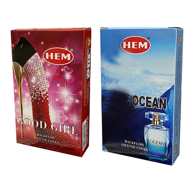 عود هم مدل آبشاری رایحه اوشن و گود گرل دو بسته 10 عددی