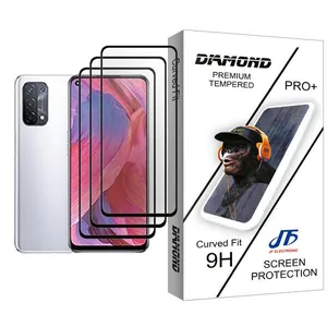 JF Diamond Glass MIX003 Screen Protector For Oppo A74 5G Pack Of 3