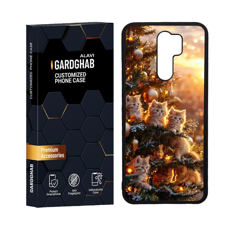 کاور گارد قاب علوی مدل دورژله ای هنری مناسب برای گوشی موبایل شیائومی Redmi 9 / Redmi 9 Prime