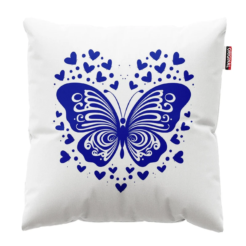 کوسن پاد آفرین طرح پروانه کد 2785 سایز 30*30 سانتی متر