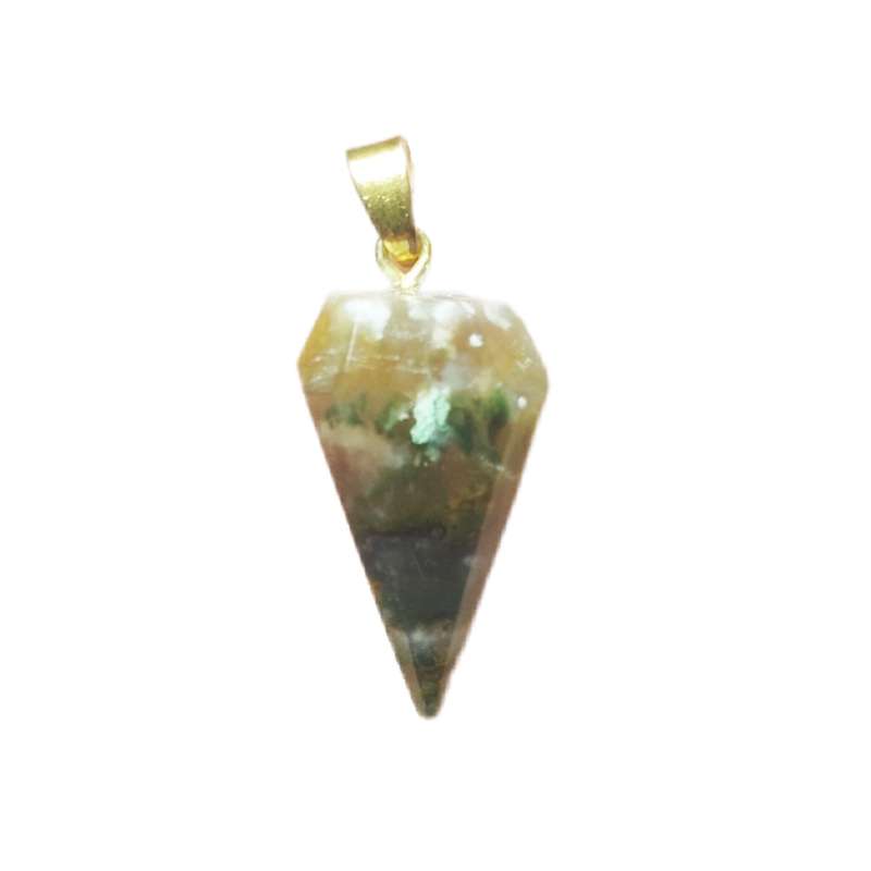 آویز گردنبند مدل عقیق شجر طرح منشور 456711 آویز گردنبند مدل عقیق شجر طرح منشور 456711