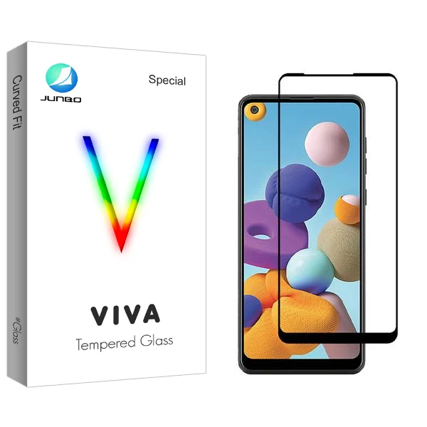 محافظ صفحه نمایش سرامیکی جانبو مدل Viva مناسب برای گوشی موبایل سامسونگ Galaxy A21