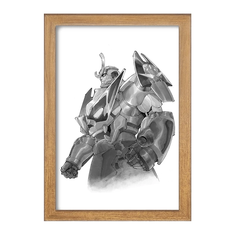 تابلو خندالو مدل انیمه گورن لاگان کد 32308