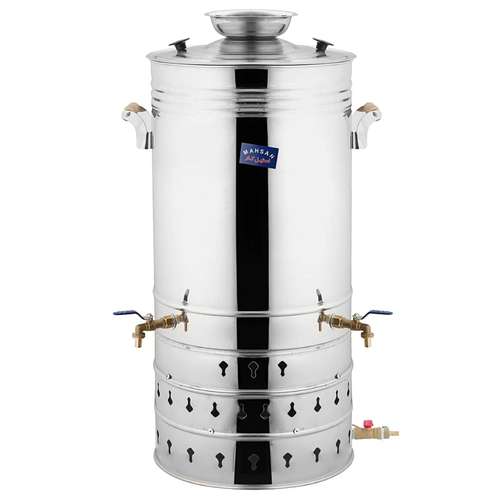 سماور گازی مهسان استیل کار مدل LT گنجایش 115 لیتر