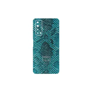 MAHOOT Blue Snake Skin Cover Sticker for Huawei Y7a
