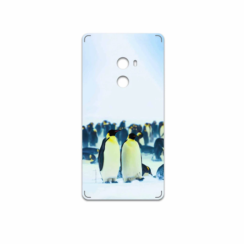 برچسب پوششی ماهوت مدل Penguin مناسب برای گوشی موبایل شیائومی Mi Mix 2