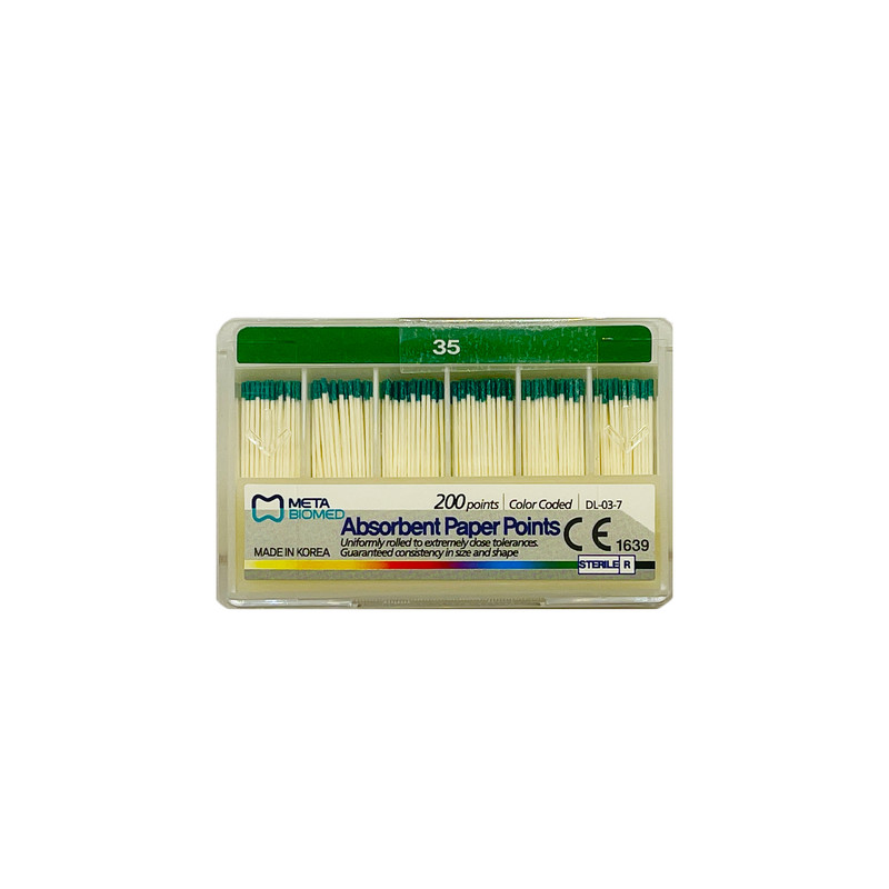 کن کاغذی دندانپزشکی متا بایومد مدل 35 بسته 200 عددی