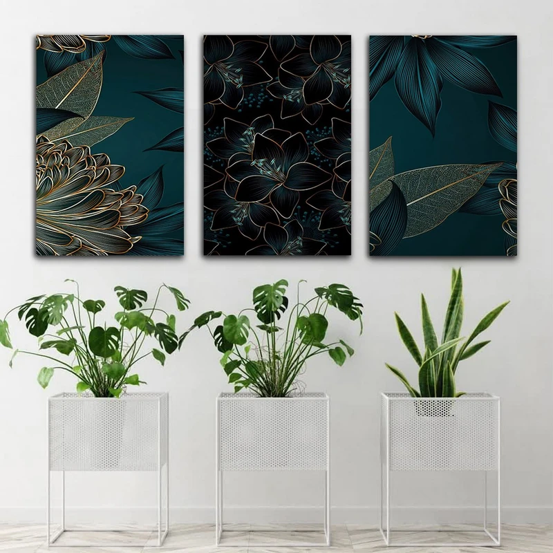 تابلو شاسی بکلیت طرح گرافیگی طبیعت مدل SH-811 مجموعه 3 عددی