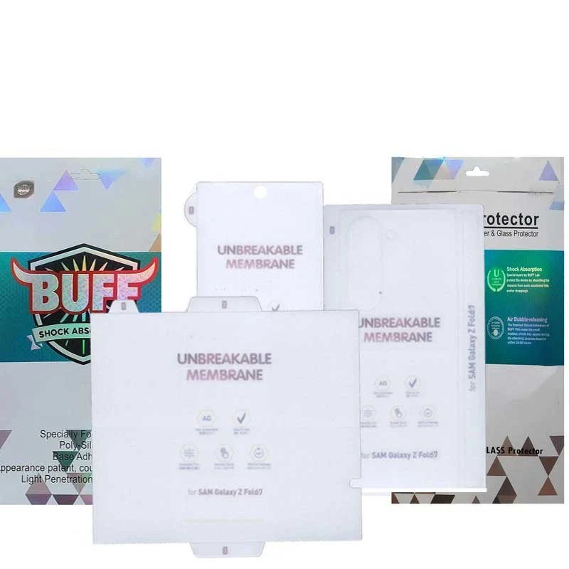 محافظ صفحه نمایش مات بوف مدل Hydrogel-Matte مناسب برای گوشی موبایل سامسونگ Galaxy Z Fold 7 به همراه محافظ پشت گوشی